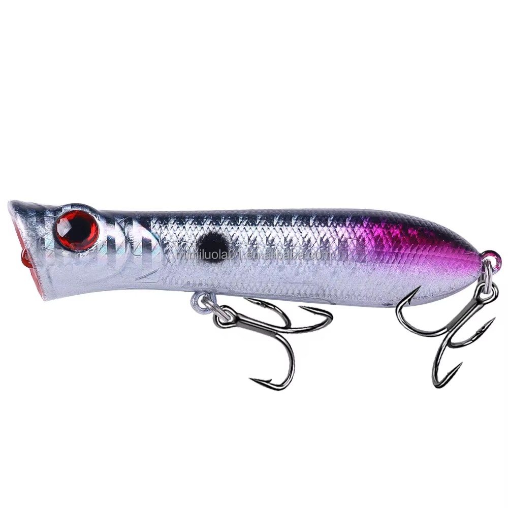 Wholesale PO032 8.3cm 11g Artificial Hard Plastic Baits Top Water Floating Popper Fishing Lures