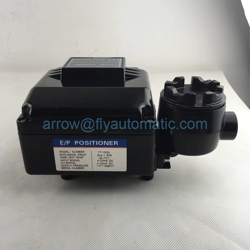 YT-1000L Electro-Pneumatic positioner Linear Straight Stroke Control Valve Positioner