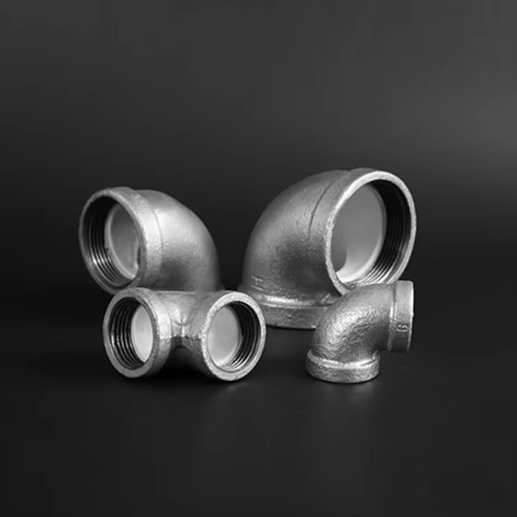 High Quality NPT Thread Malleable Iron Floor Flange American Standard Threaded Base Fitting for Building Plumbing