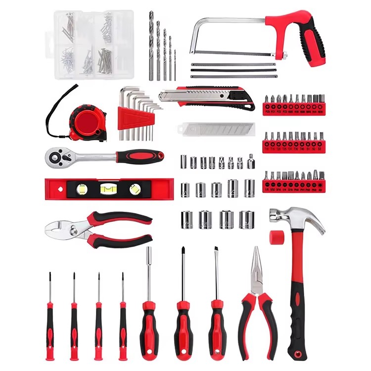 IFIXPRO Combination Tool Set for Home Household Tool Storage Case 226 Pcs DIY Tool Box Odm Blow Molding Box Carbon Steel Heated