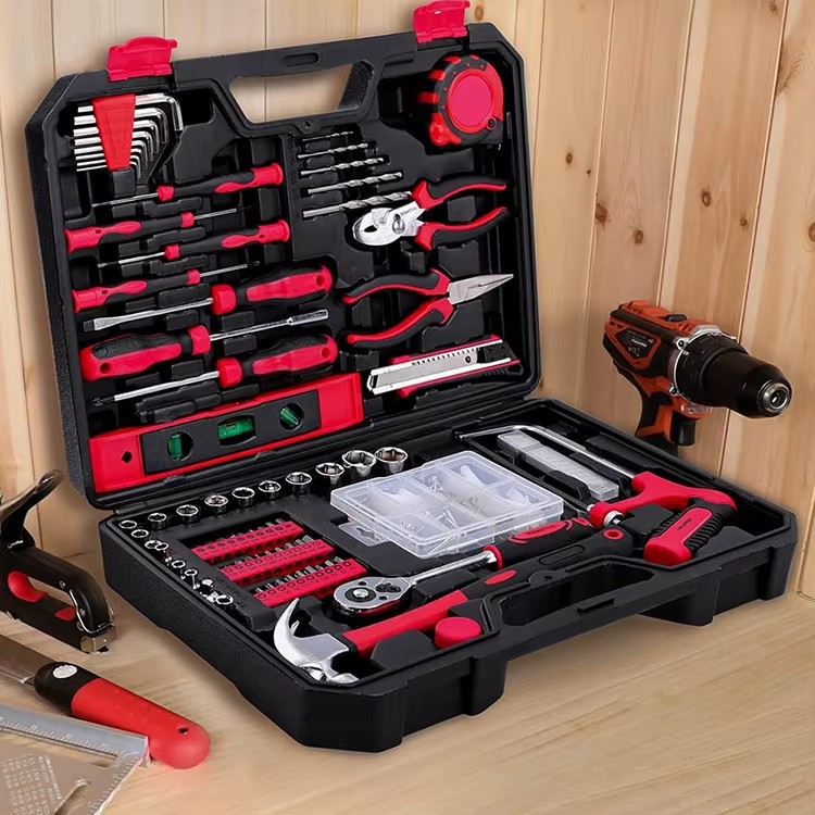 IFIXPRO Combination Tool Set for Home Household Tool Storage Case 226 Pcs DIY Tool Box Odm Blow Molding Box Carbon Steel Heated