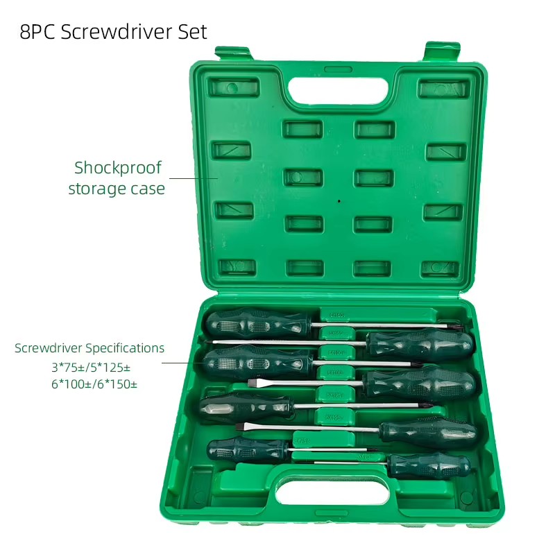 7PCS/8PCS Screwdriver Set Quenched & Forged Strong Magnetic Bit Repair Tool Kit