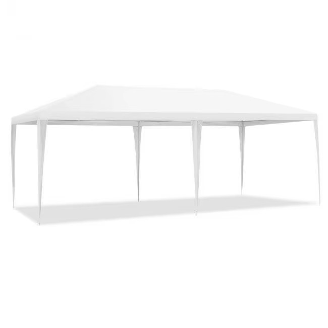 D0100HEWGCU Summer Outdoor Wedding Party Canopy Tent 10x20 Feet Quick-Opening Removable Walls Aluminum Alloy Frame Polyester