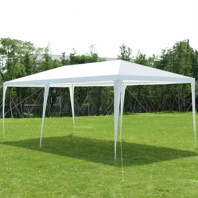 D0100HEWGCU Summer Outdoor Wedding Party Canopy Tent 10x20 Feet Quick-Opening Removable Walls Aluminum Alloy Frame Polyester