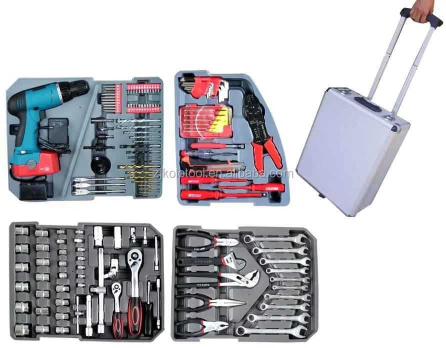 186 Pcs Herramientas Craftman Professional Hand Tool Kit High Quality Tools for Workshop