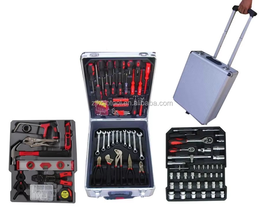 186 Pcs Herramientas Craftman Professional Hand Tool Kit High Quality Tools for Workshop