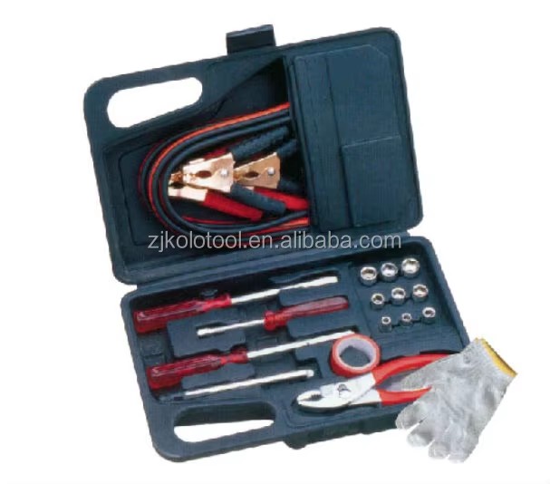 29 Pcs Mechanical Tools Set Car Repair Tool Kit with Car Cable