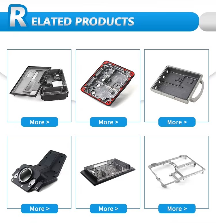 Aluminum Die Casting and CNC Machining Router Housing for Communication Electronic Products Customized Casting Services