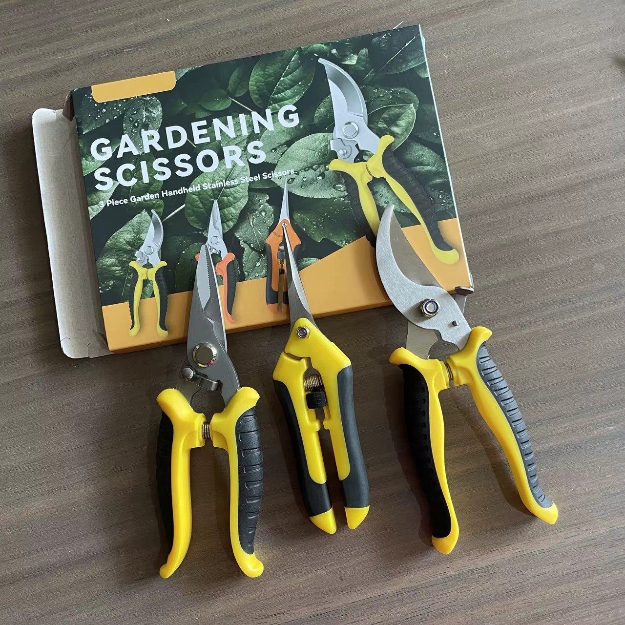 Pruning Shears Gardening Scissors Set Multi-Purpose Stainless Steel Tools Multi-Color Bonsai Orchards Flowers Fruit Trees PH227