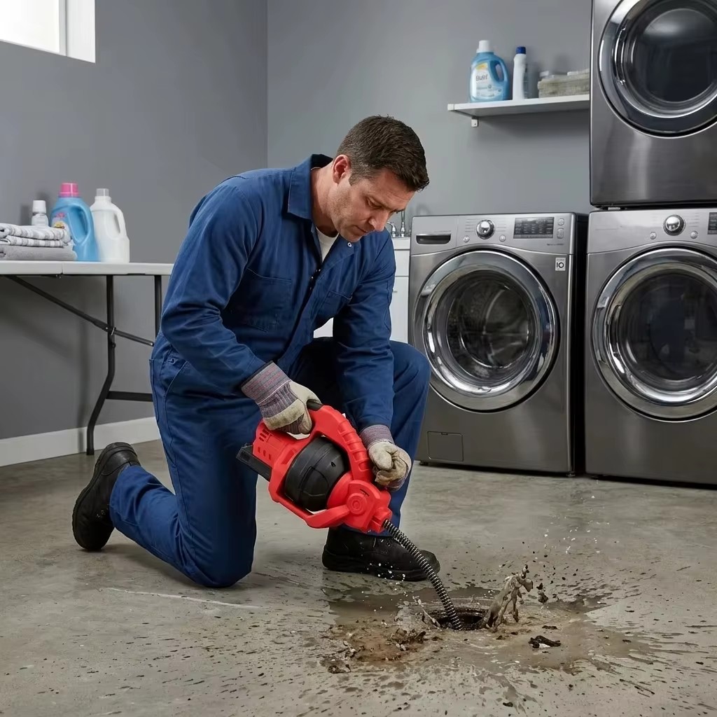 Lithium Battery Pipeline Dredging Machine Household Kitchen Sewer Toilet Blockage Cleaning Artifact Charging Motor Type None