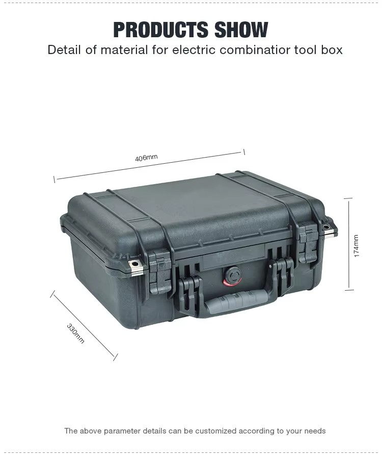 Hard Carrying Portable Equipment Empty Tool Box