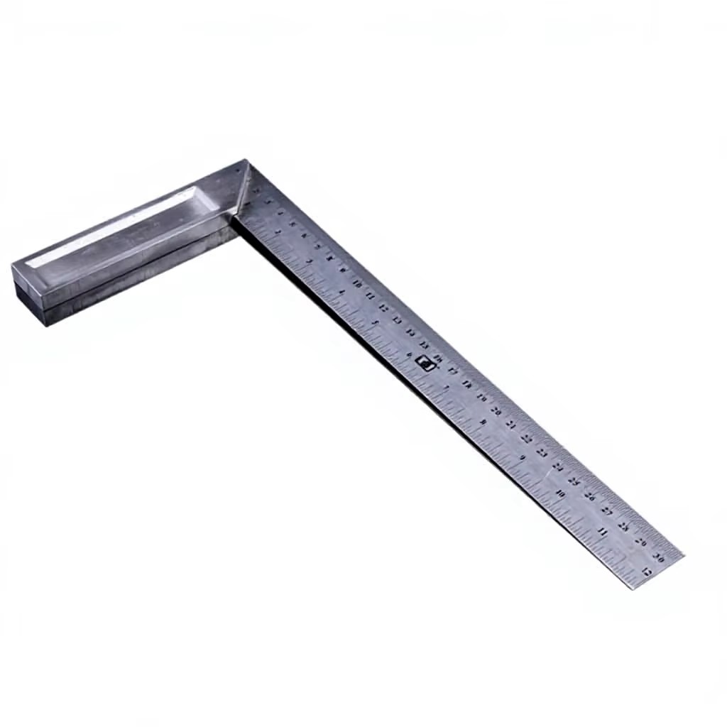 Stainless Steel Angle Ruler 30 Cm Metal Right Angle Tool For Woodworking And Masonry