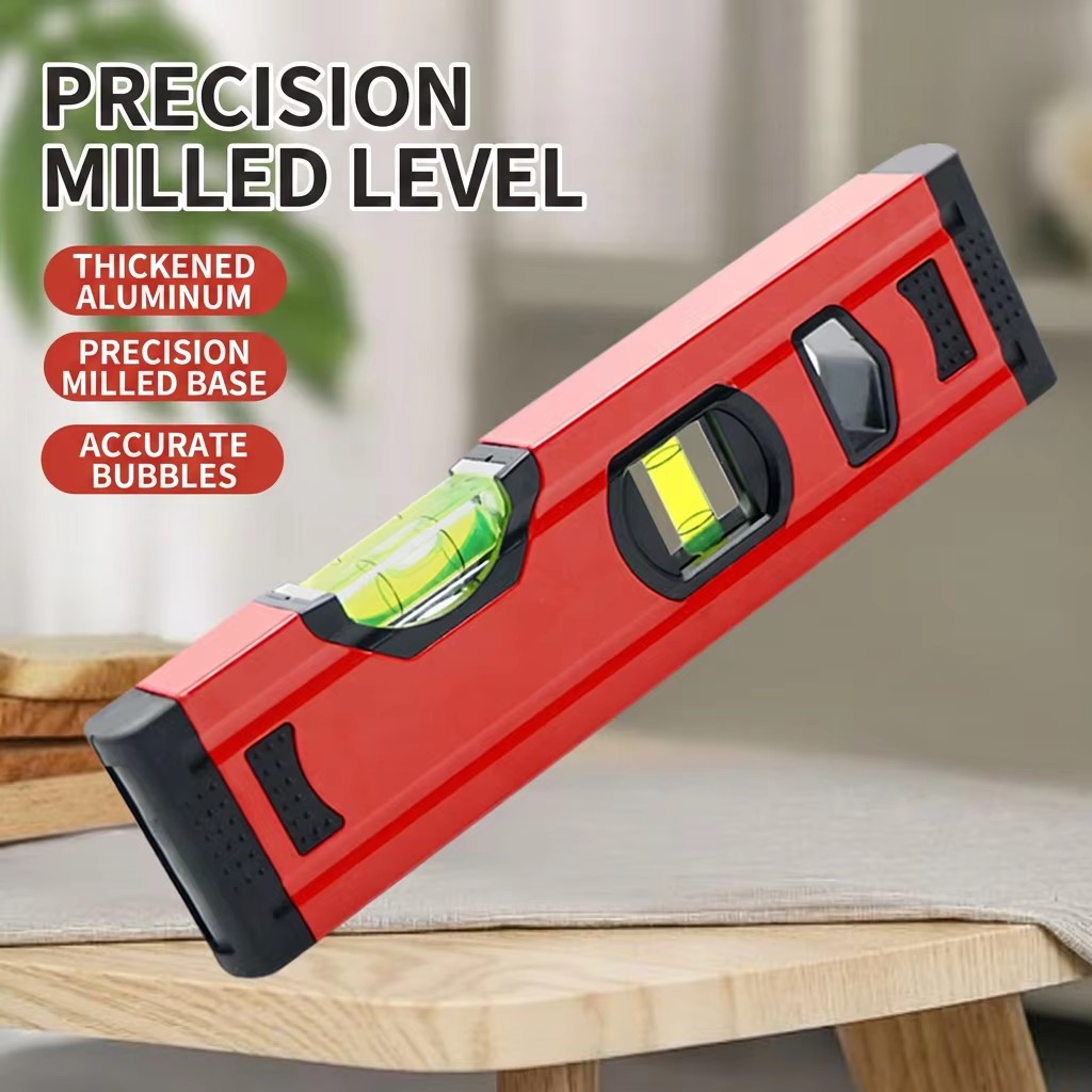 Aluminum Level 20cm Compact Leveling Tool For Home Diy Woodworking Measurement