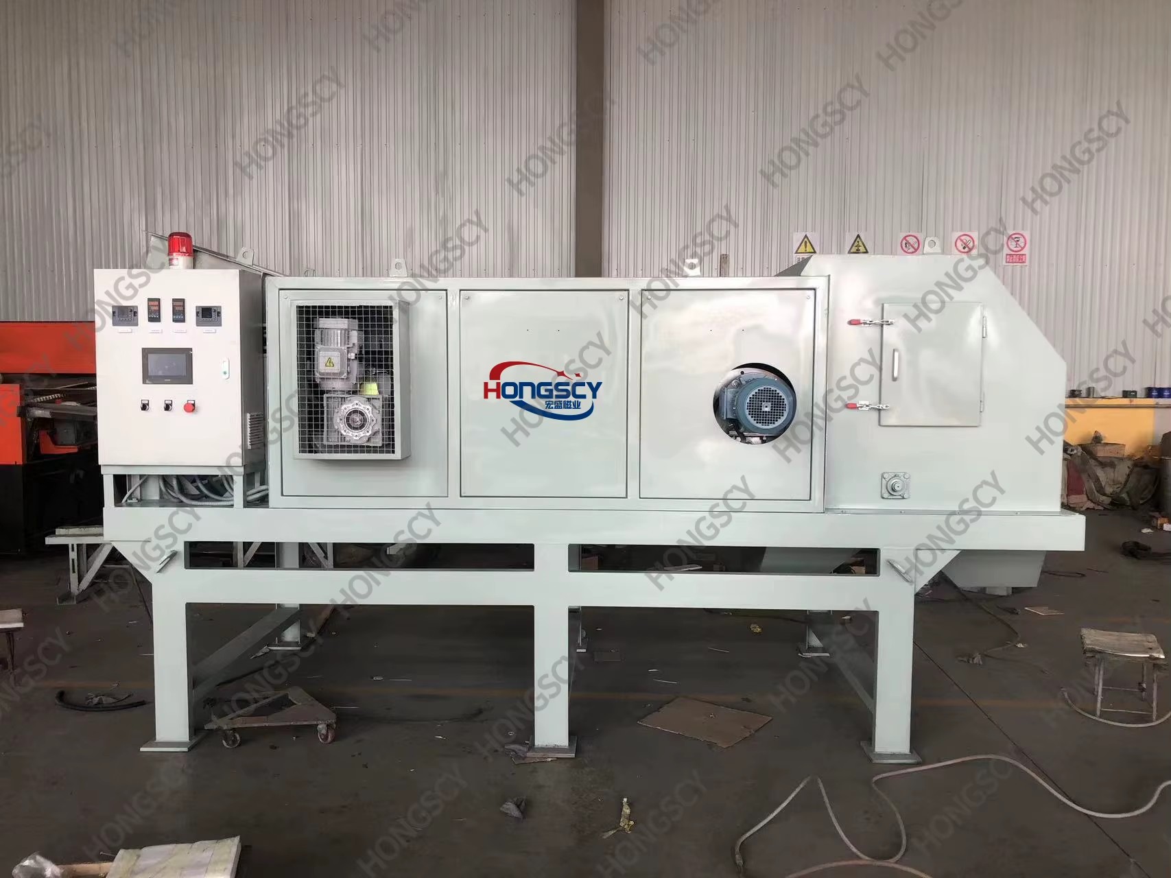 High Gradient Multi Layer Permanent Dry Magnetic Separator with Continuous Feeding for Mineral Ore and Iron Separation