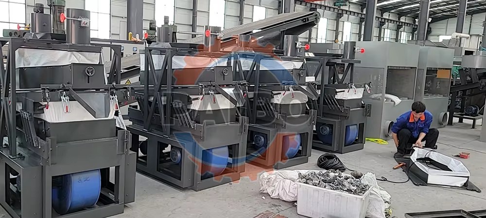 Dry Type Air Gravity Separator with Motor & Gear 3 Tons/H High Precision Metal Recycling
