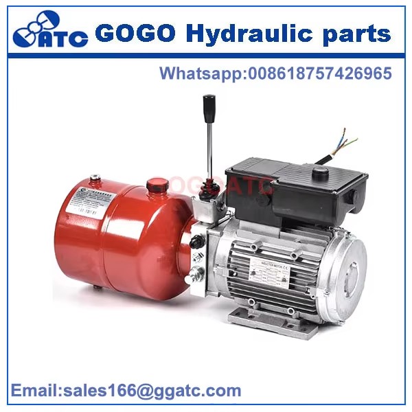 Power unit hydraulic station small double acting oil pump motor 220v/380v