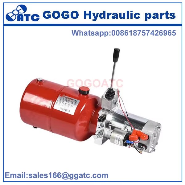 Power unit hydraulic station small double acting oil pump motor 220v/380v