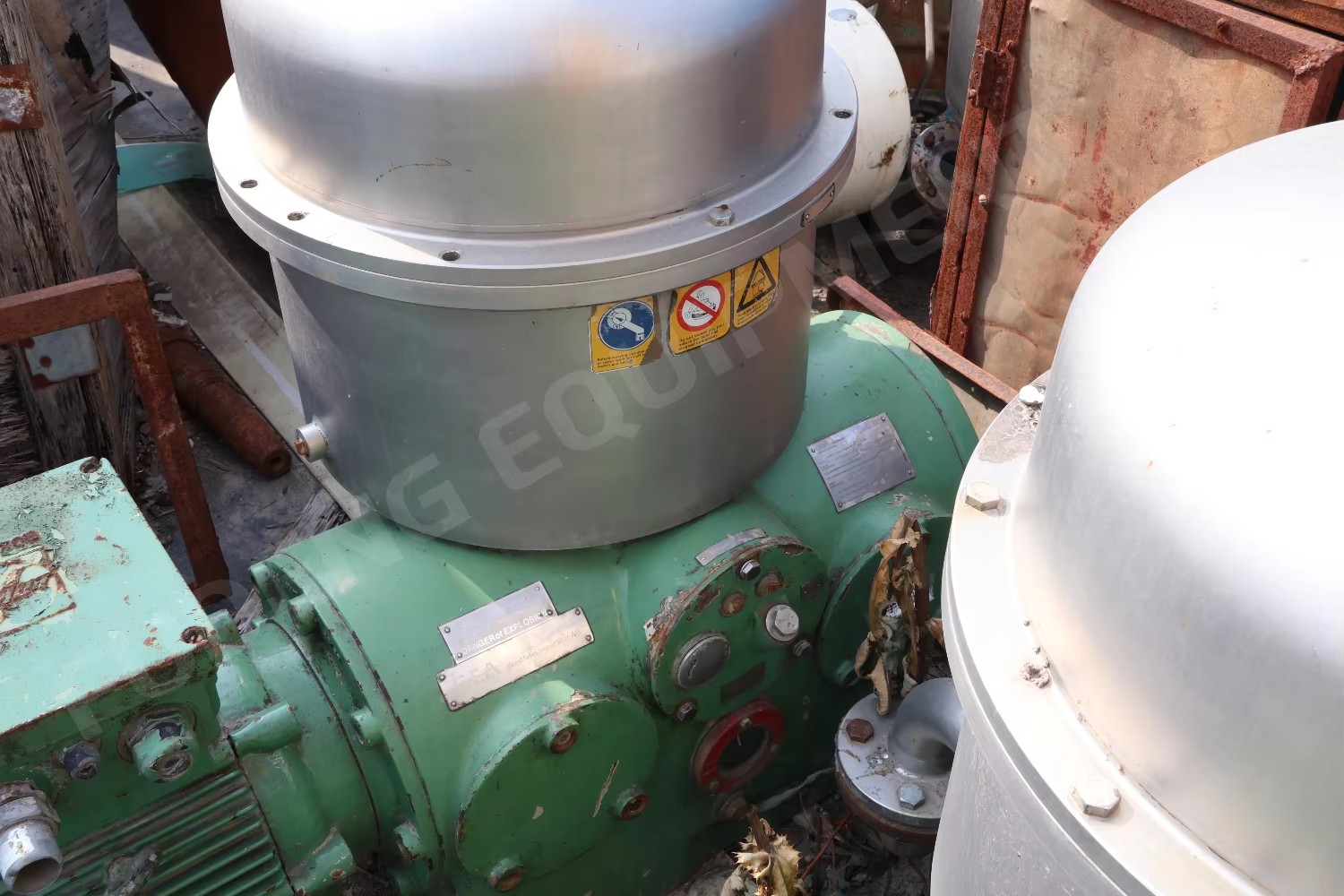 Hot Selling Second Hand RTA50 Disc Centrifuge Sliding Piston Slag Discharge for Mineral Oil Purification and Separation