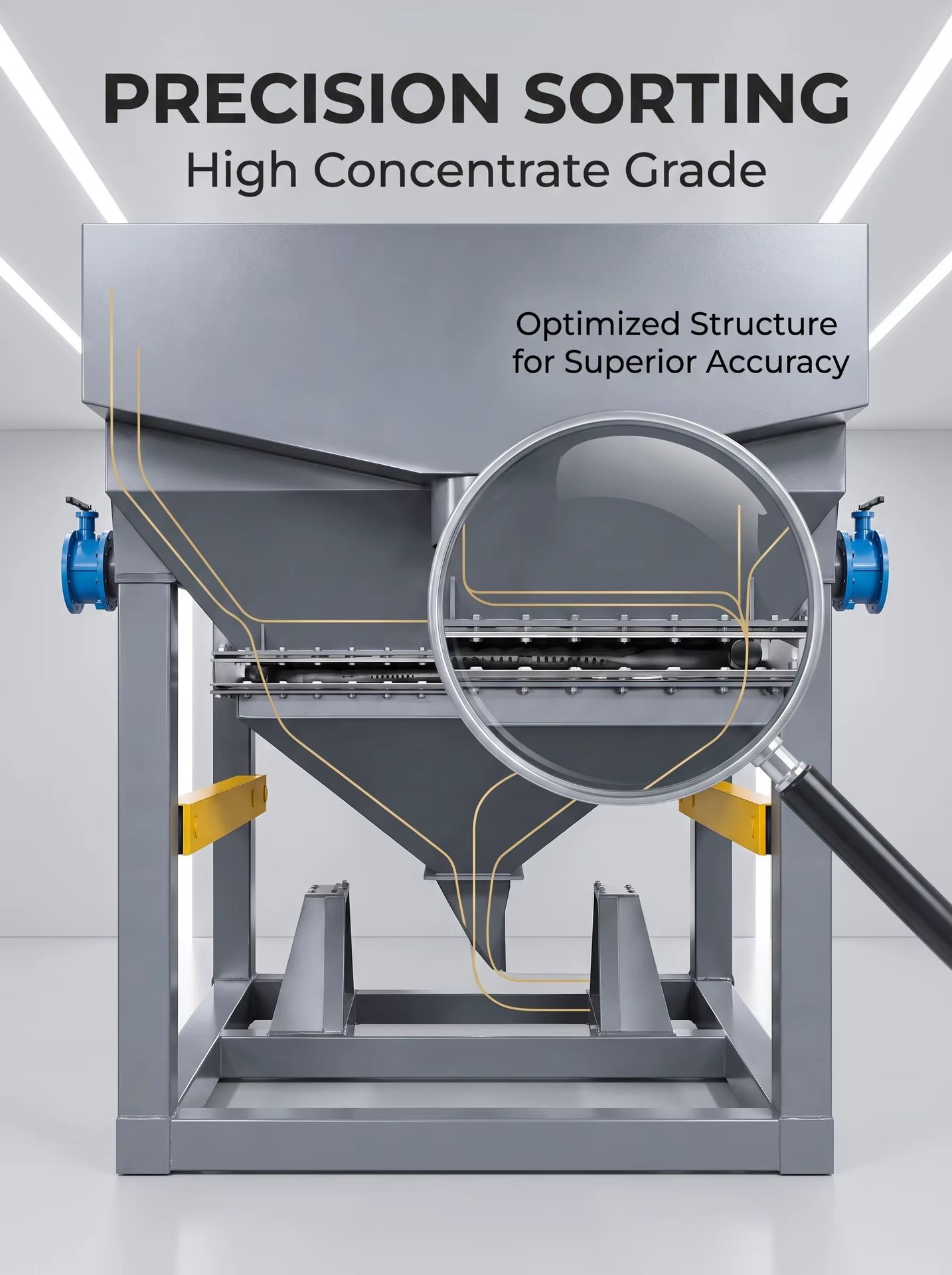 8-2CompoundJig Machine Gold Mining Gravity Separator Mineral Jigger Concentrator Alluvial Diamond Processing Recovery Equipment