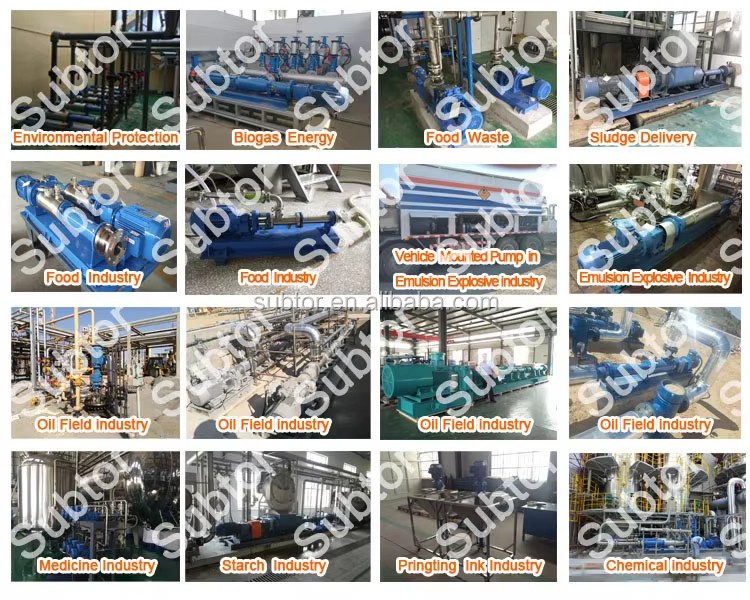 Crude Oil Screw Pumps Oil Transfer Pump single Screw Oil Transfer Pump