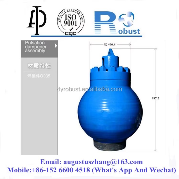 Pulsation Dampener//Dampener/Air Bag/Air Chamber K10/K20, Kb45/Kb75/Pd44/Pd45 for Oil Drilling Triplex/Duplex Mud Pump Emsco