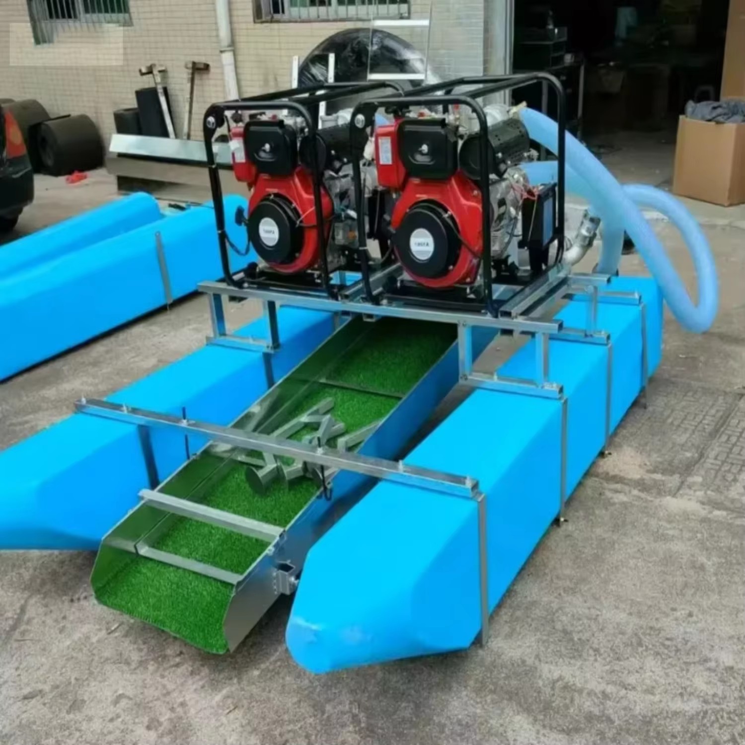 Professional Gold Mining Machine with High Recovery Rate Sluice Box for Placer Gold