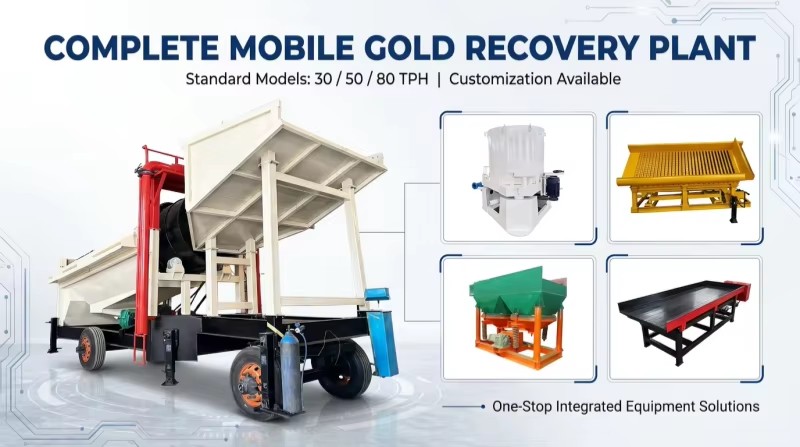 Factory Price Alluvial Sand Recovery Gold Mining Machine