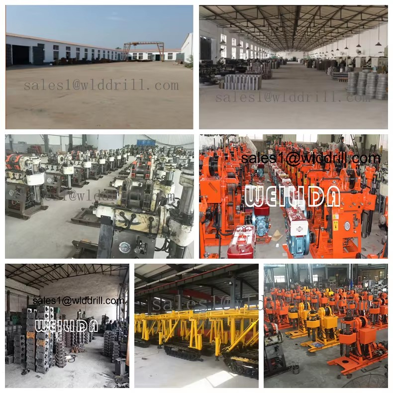 200m Trailer Mounted Borehole Farm Irrigation Water Well Drilling Rig