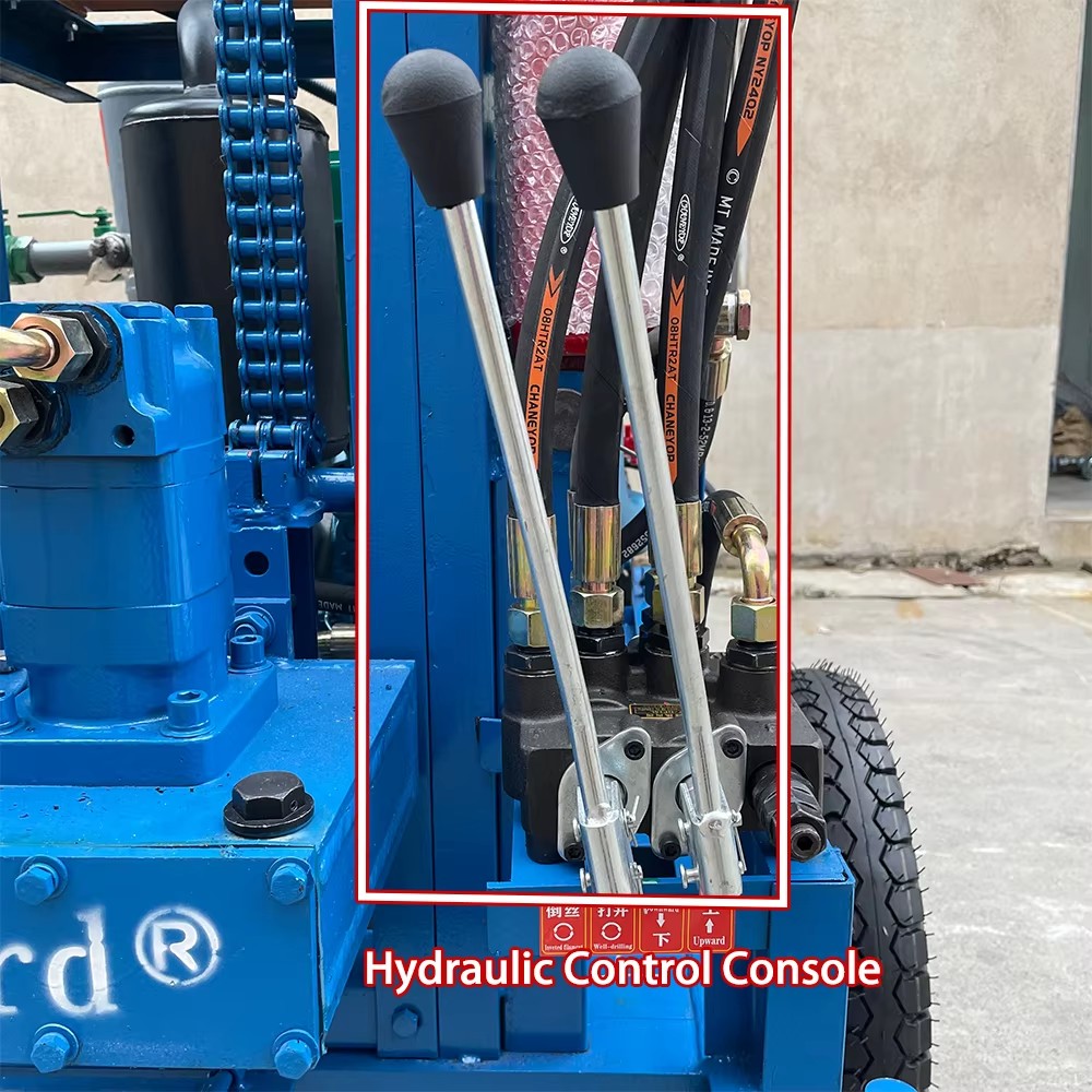 200m Customizable Water Borehole Drilling Machine Water Well Drilling Rig for Rural Development and Water Wells