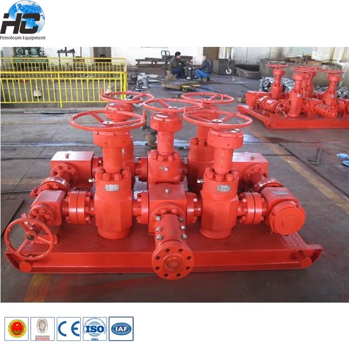 Well Control System Oil and Gas Manifold / Choke Manifold Diagram for Wellhead Assembly