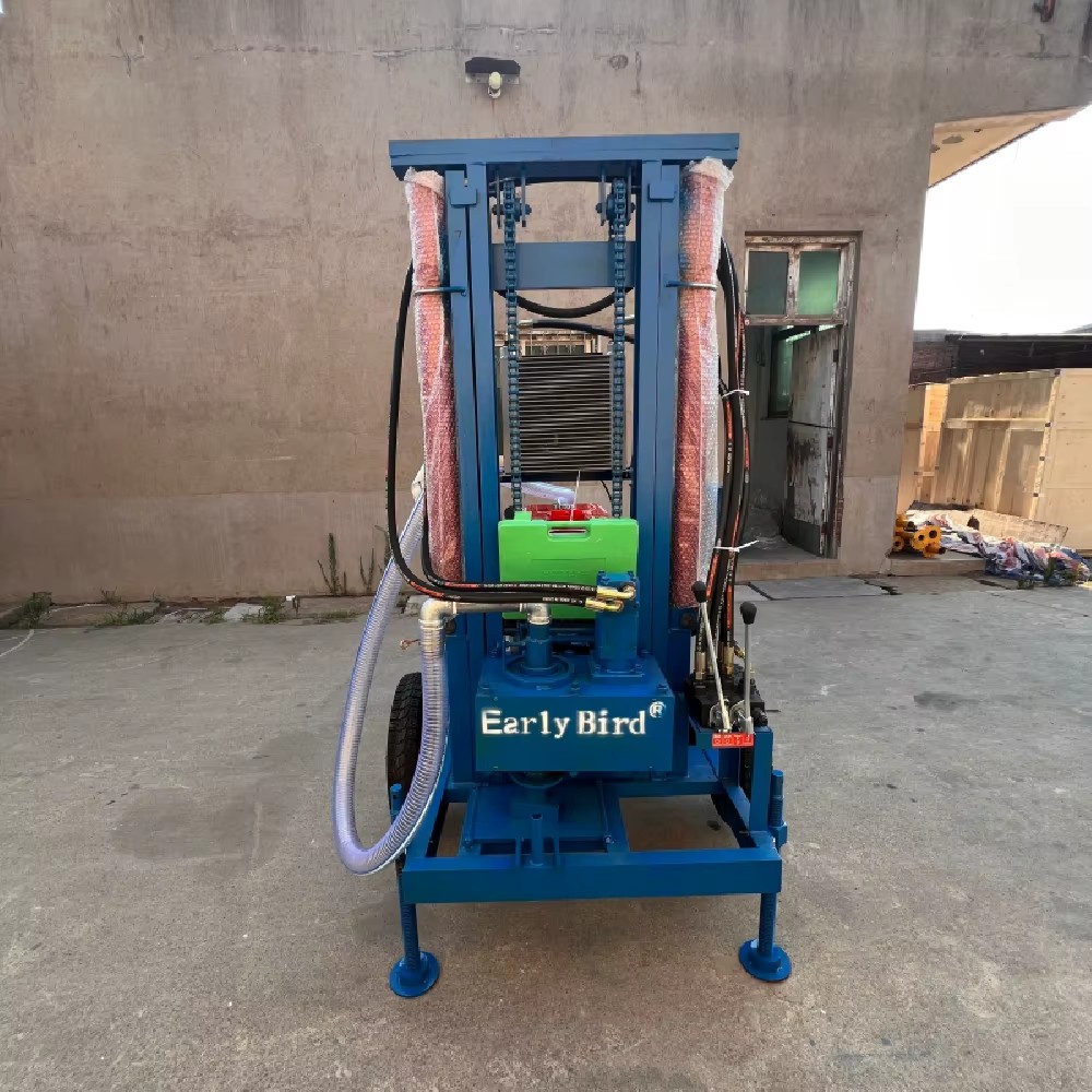 Hot Selling 200m Deep Water Borehole Drilling Machine Hydraulic Water Well Drilling Rig