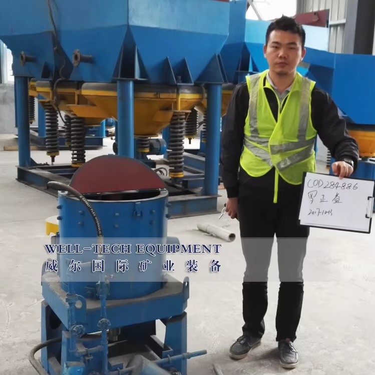 Automatical High Recovery Knelson Fine Gold Mining Gravity Concentrator Placer Gold Centrifugal Mineral Separator
