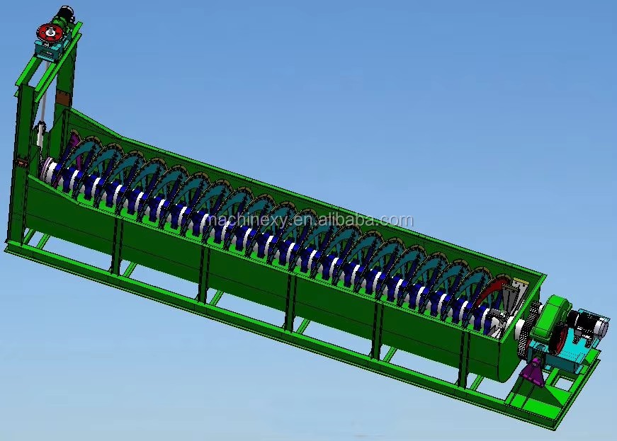 Mining Separator Gold, Silver, Lead,zinc, Fluorite, Graphite Use Spiral Classifier for Slurry Particle Size Classification