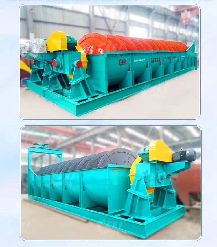 Mining Separator Gold, Silver, Lead,zinc, Fluorite, Graphite Use Spiral Classifier for Slurry Particle Size Classification