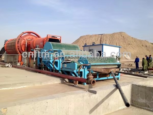 Concentrate Drum Magnetic Separator Mining Machine Magnetic Separator High Quality Magnetic Mineral Processing Equipment