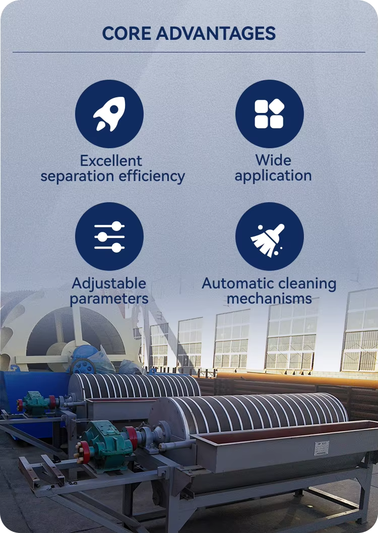 ZHONGDE Wet Type Magnetic Gravity Separator for Ore Mining with Pump Low Noise ISO/CE Certified