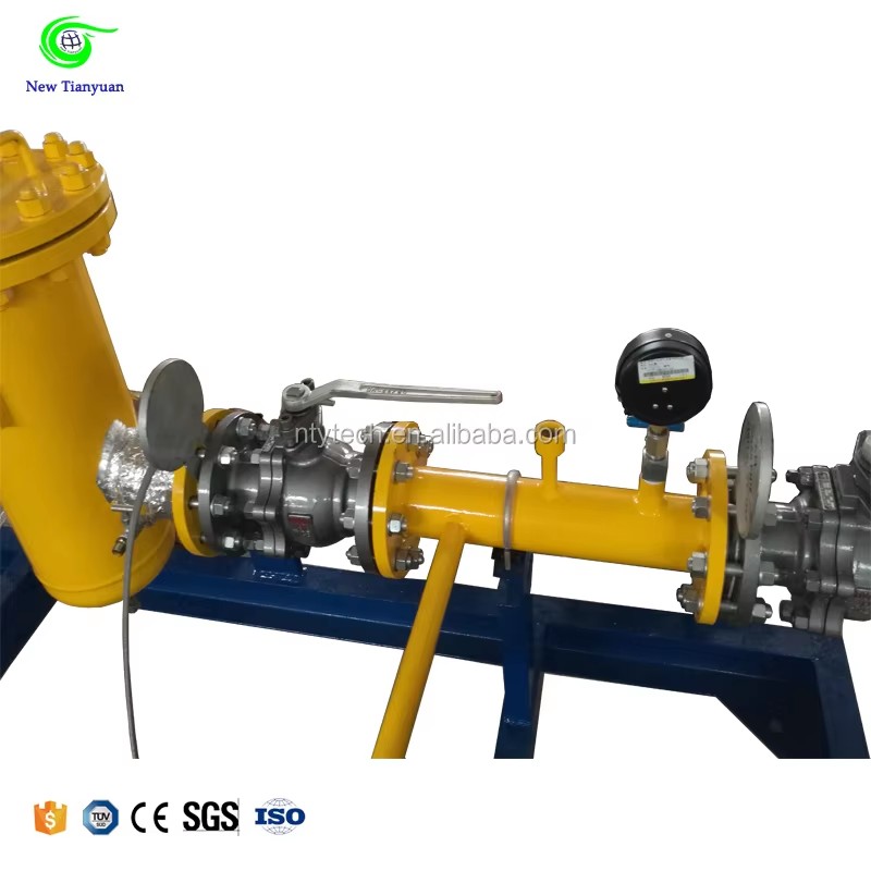 2500Nm3/h Flow Capacity Gas Pressure Regulating and Metering Skid Unit Equipment for Oil Fields