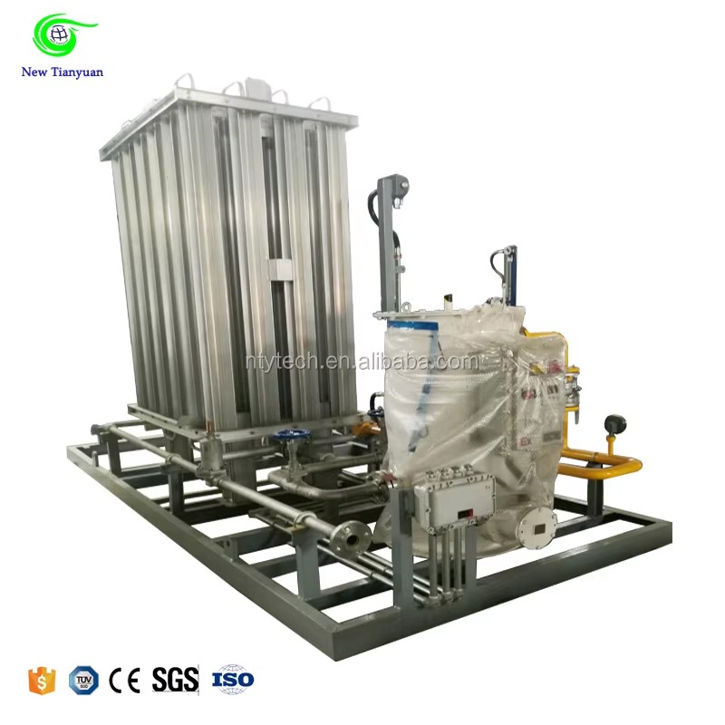 2500Nm3/h Flow Capacity Gas Pressure Regulating and Metering Skid Unit Equipment for Oil Fields