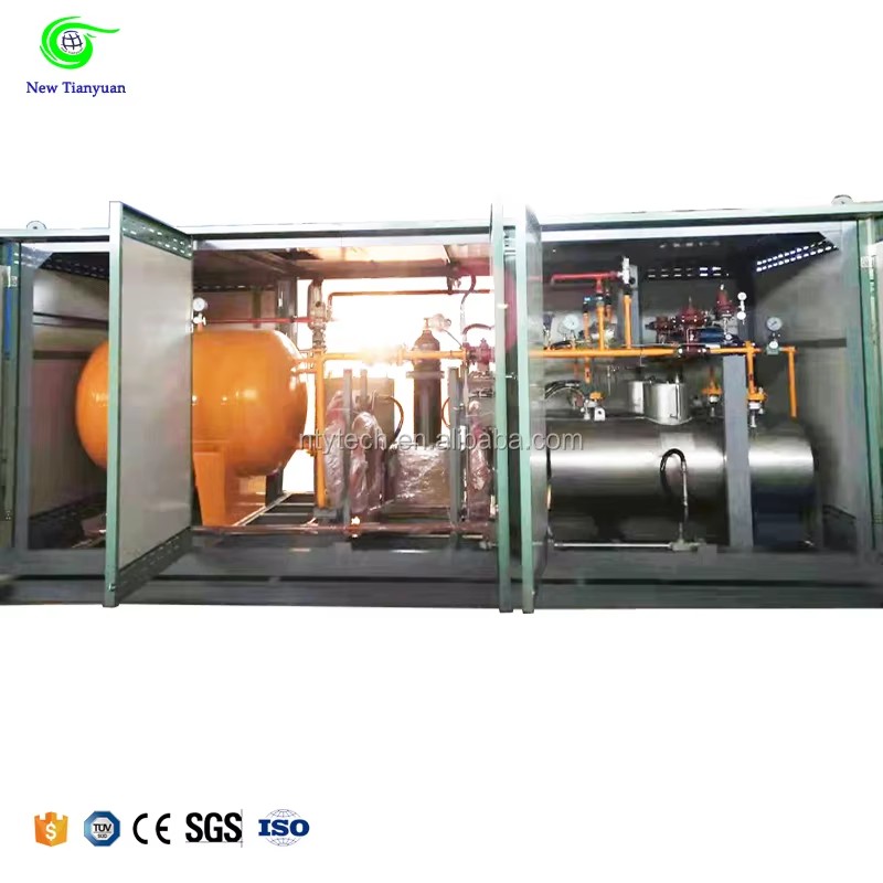 2500Nm3/h Flow Capacity Gas Pressure Regulating and Metering Skid Unit Equipment for Oil Fields