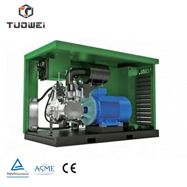 AC Power Frequency Conversion Oil Free 22kw Automatic air Compressor Control for Oil Field