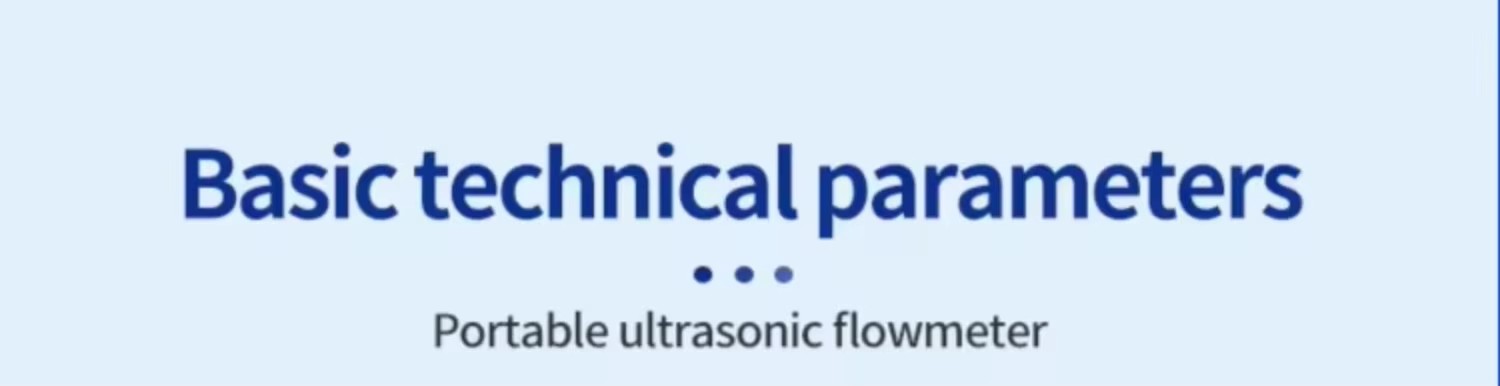 Battery Operated Rechargeable Portable Ultrasonic Flow Transmitter for Water Oil Sewage On-site Pipeline Testing