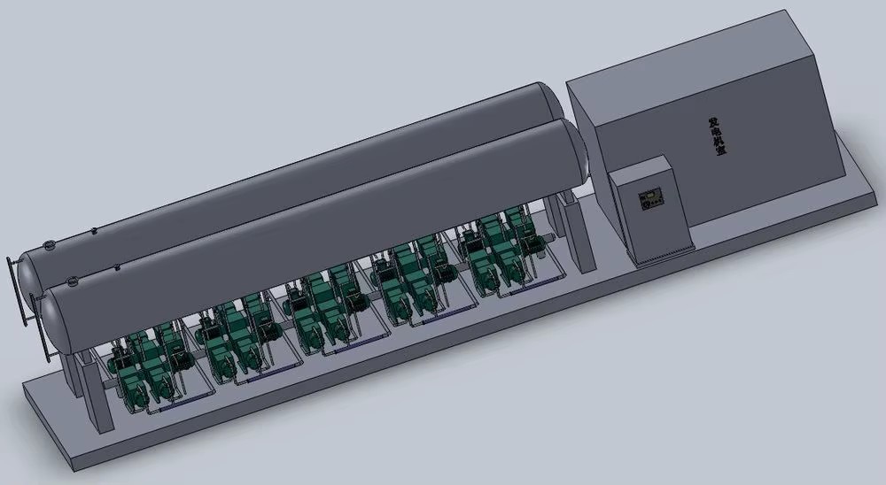 Pressure Vessel Chemical Injection Skids Mounted in Oilfield