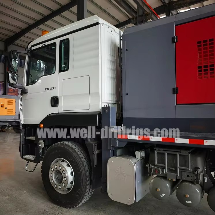 T400 Vehicle Mounted Deep Well Drilling Machine Hydraulic Pneumatic Drilling Rig for Agricultural Irrigation Wells