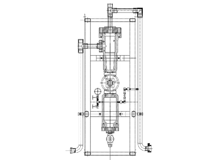 Oilfield Well Testing Drilling Sand Desander / Cyclone Desander Machine