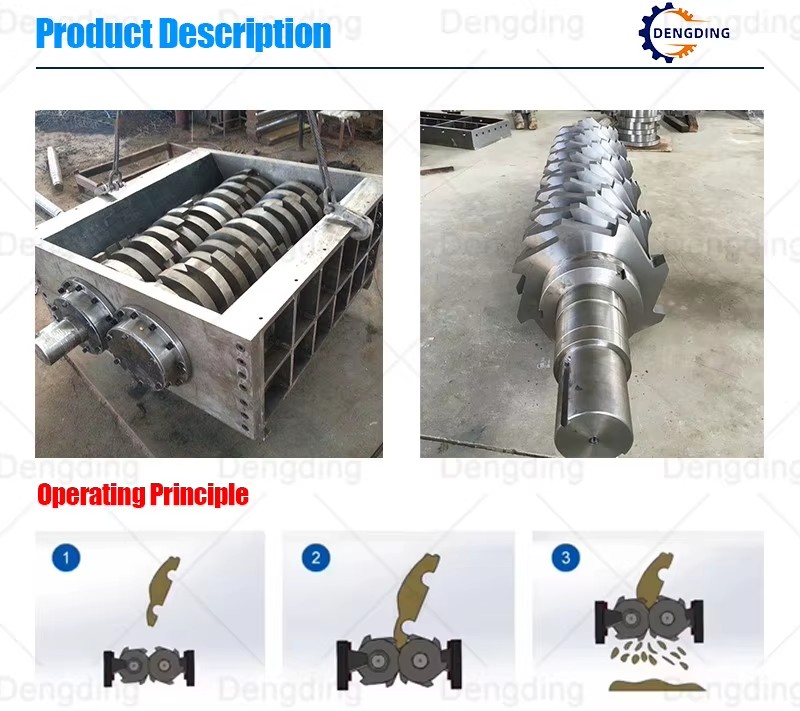 Oil Canister Tree Shredder Plywood Crusher Corn Husk Solid Wood Edge and Corner Material Crusher Iron Filings Crusher Machine