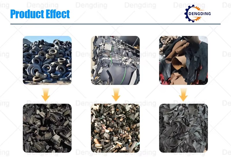 Oil Canister Tree Shredder Plywood Crusher Corn Husk Solid Wood Edge and Corner Material Crusher Iron Filings Crusher Machine