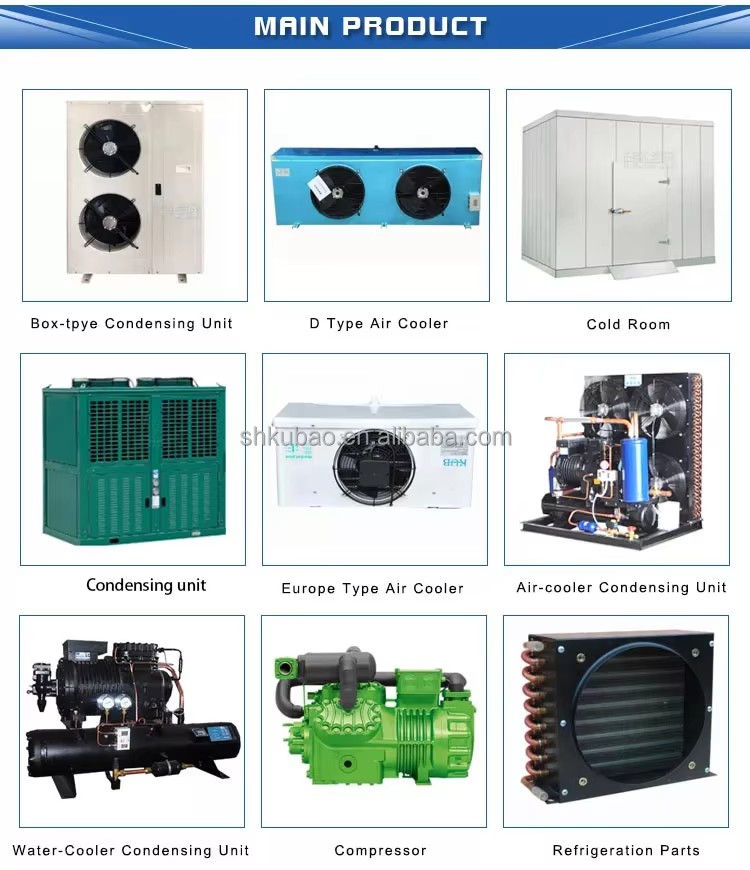 TAG2516Z 4HP TECUMSEH Energy Saving Refrigeration Unit for Freezer R404A 380V/3Ph/50Hz