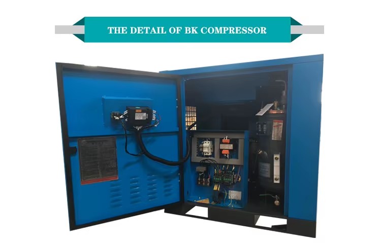 Energy Saving Oilless Low Cost Stationary Screw air Compressor Compressors Machine 8 bar 30 kw for Packaging Machine