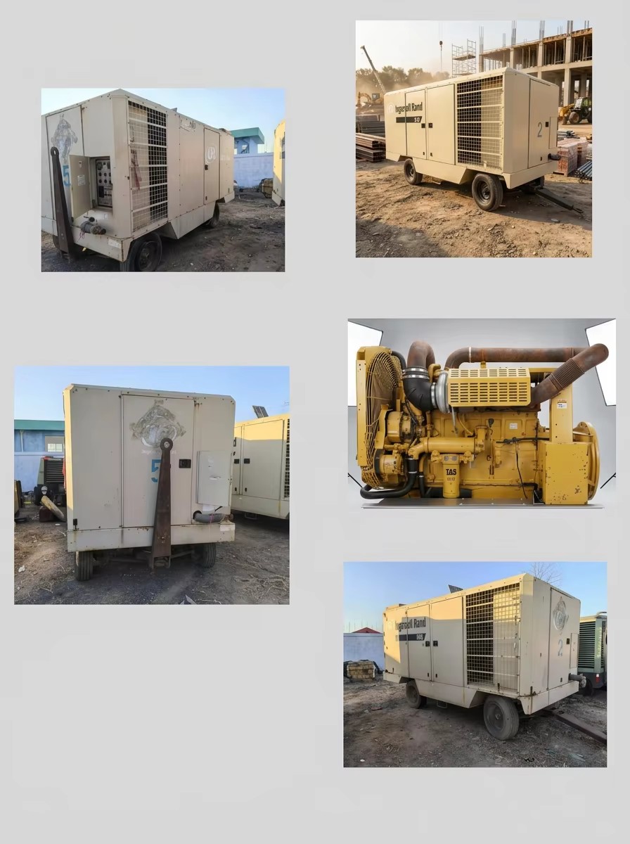 Used 350psi 400 HP Ingersoll Rand XHP900 Diesel Portable Lubricated Screw Air Compressor