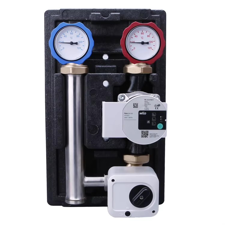 Integrated Pump Station for Residential Underfloor Heating Intelligent Energy-Saving Water-Saving Mixing System HVAC Parts for